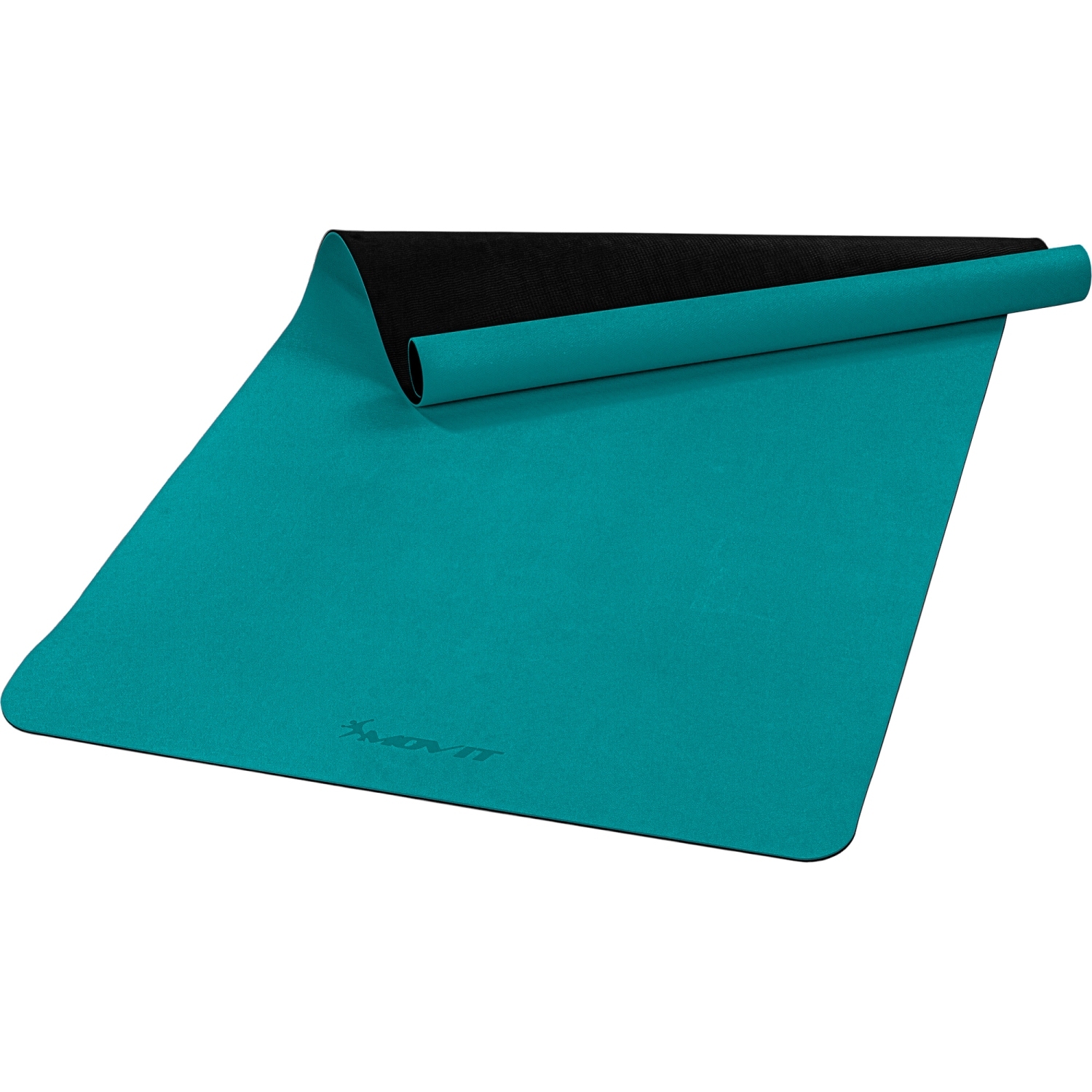 Yoga mat – Fitness mat – Pilates mat – Oprolbaar – 190 x 100 x 0.6 cm – Donkergroen