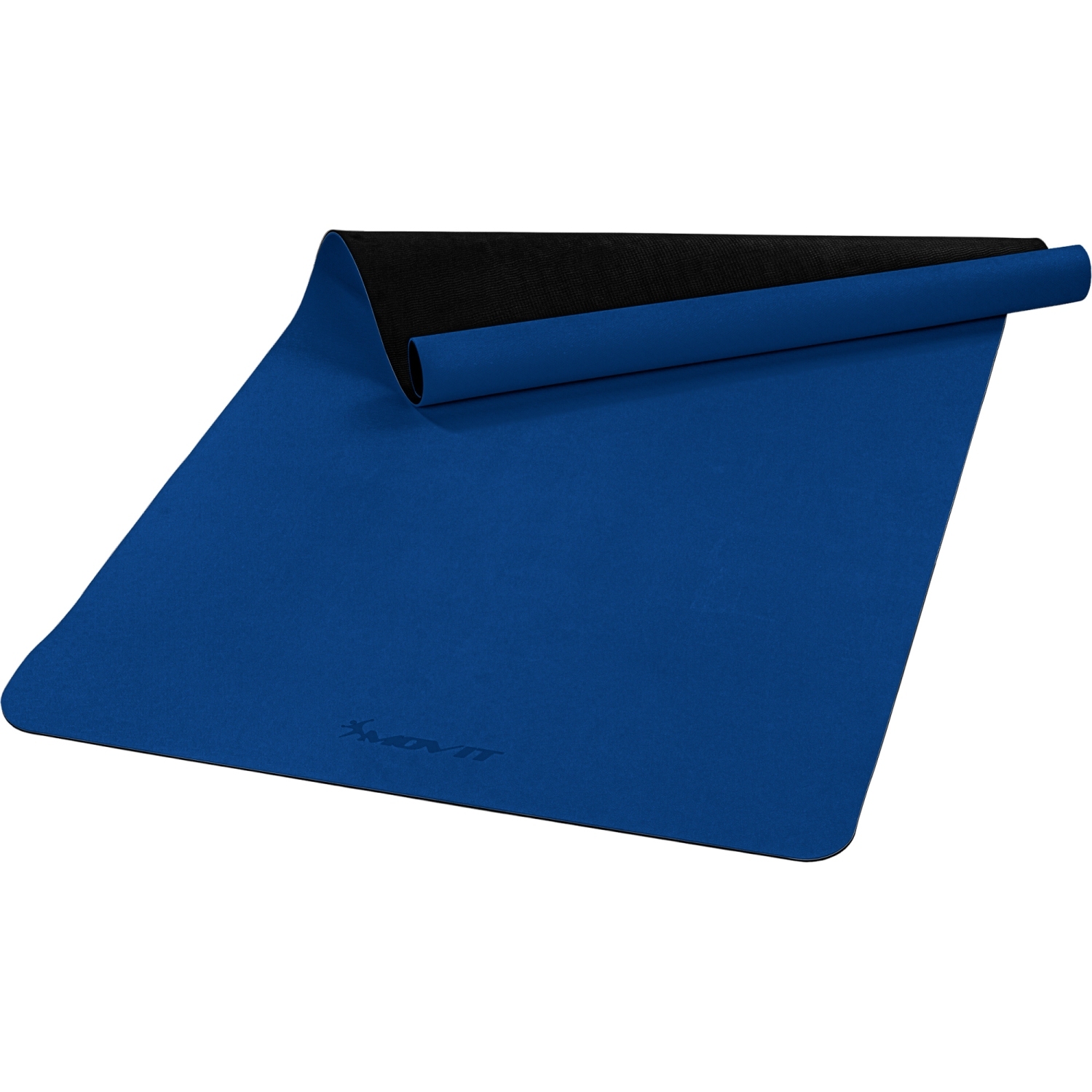 Yoga mat – Fitness mat – Pilates mat – Oprolbaar – 190 x 100 x 0.6 cm – Donkerblauw