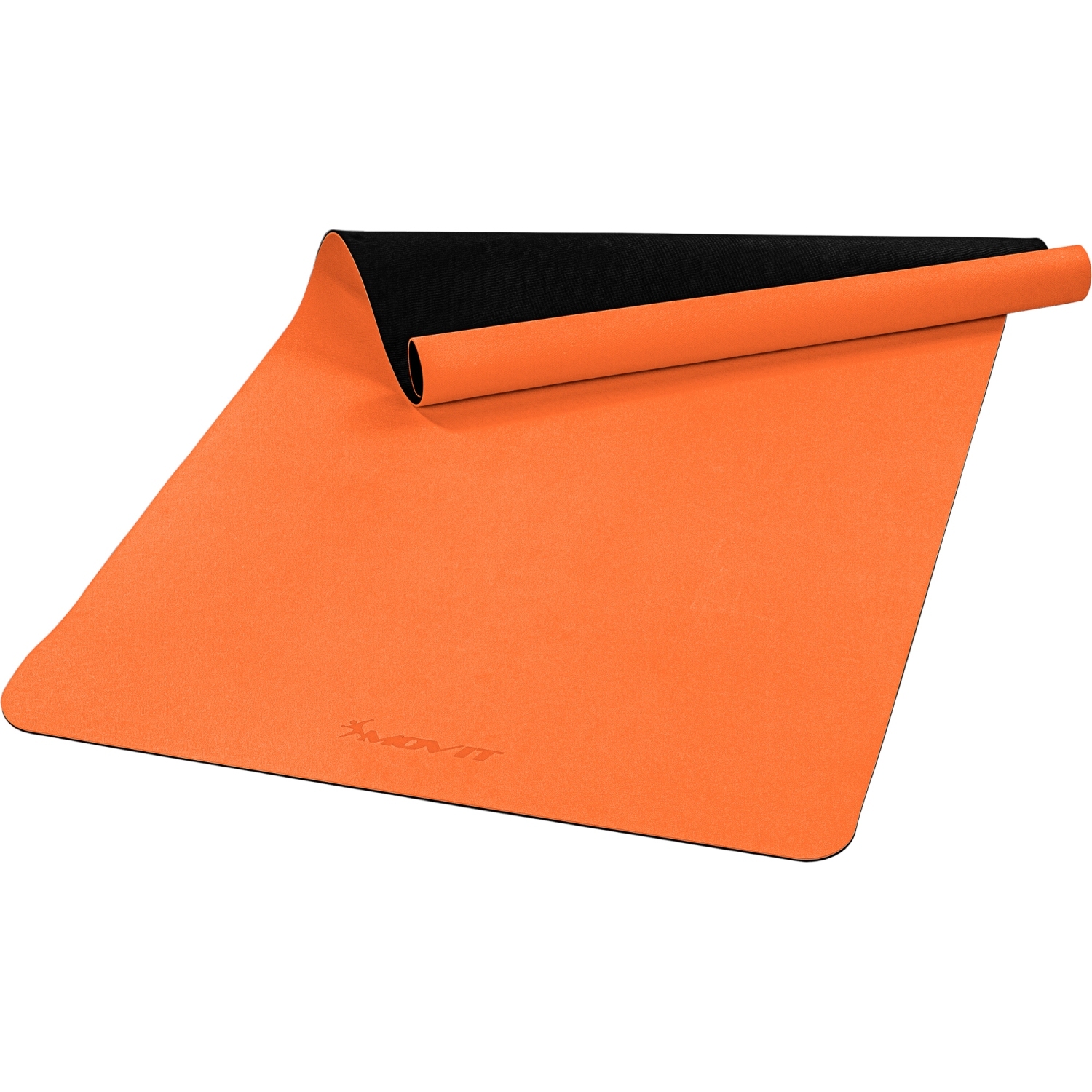 Yoga mat – Fitness mat – Pilates mat – Oprolbaar – 190 x 100 x 0.6 cm – Oranje