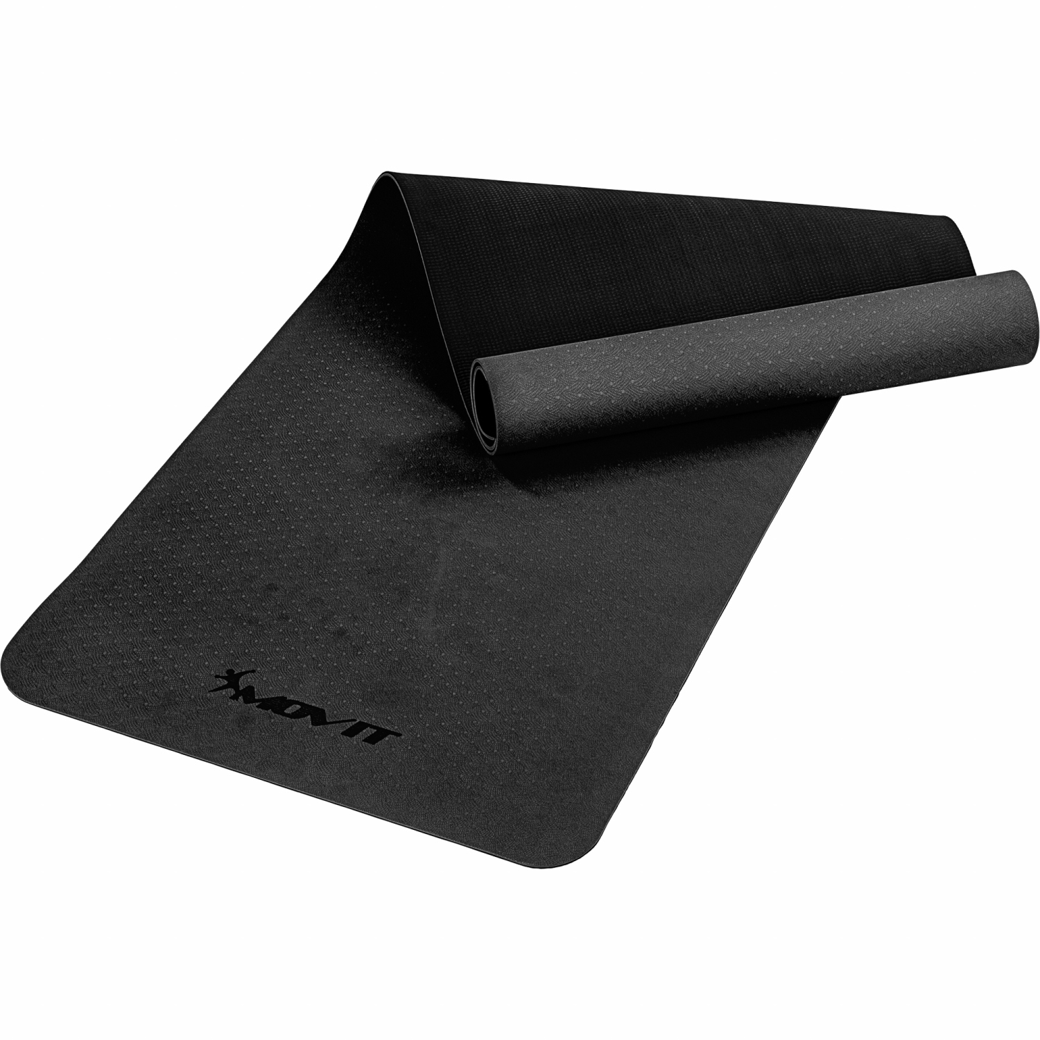 Yoga mat – Fitness mat – Pilates mat – Oprolbaar – 190 x 60 x 0.6 cm – Grijs