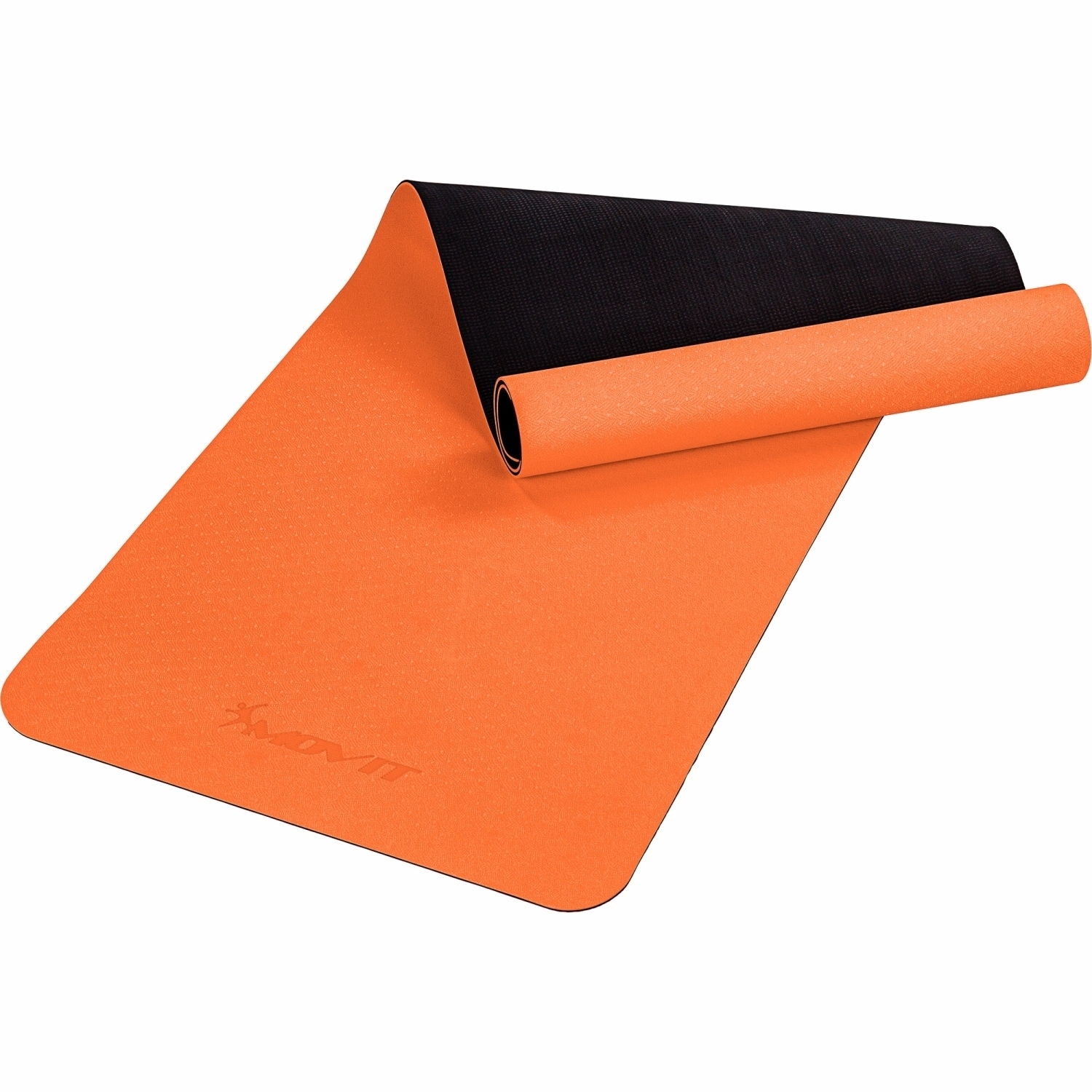 Yoga mat – Fitness mat – Pilates mat – Oprolbaar – 190 x 60 x 0.6 cm – Oranje