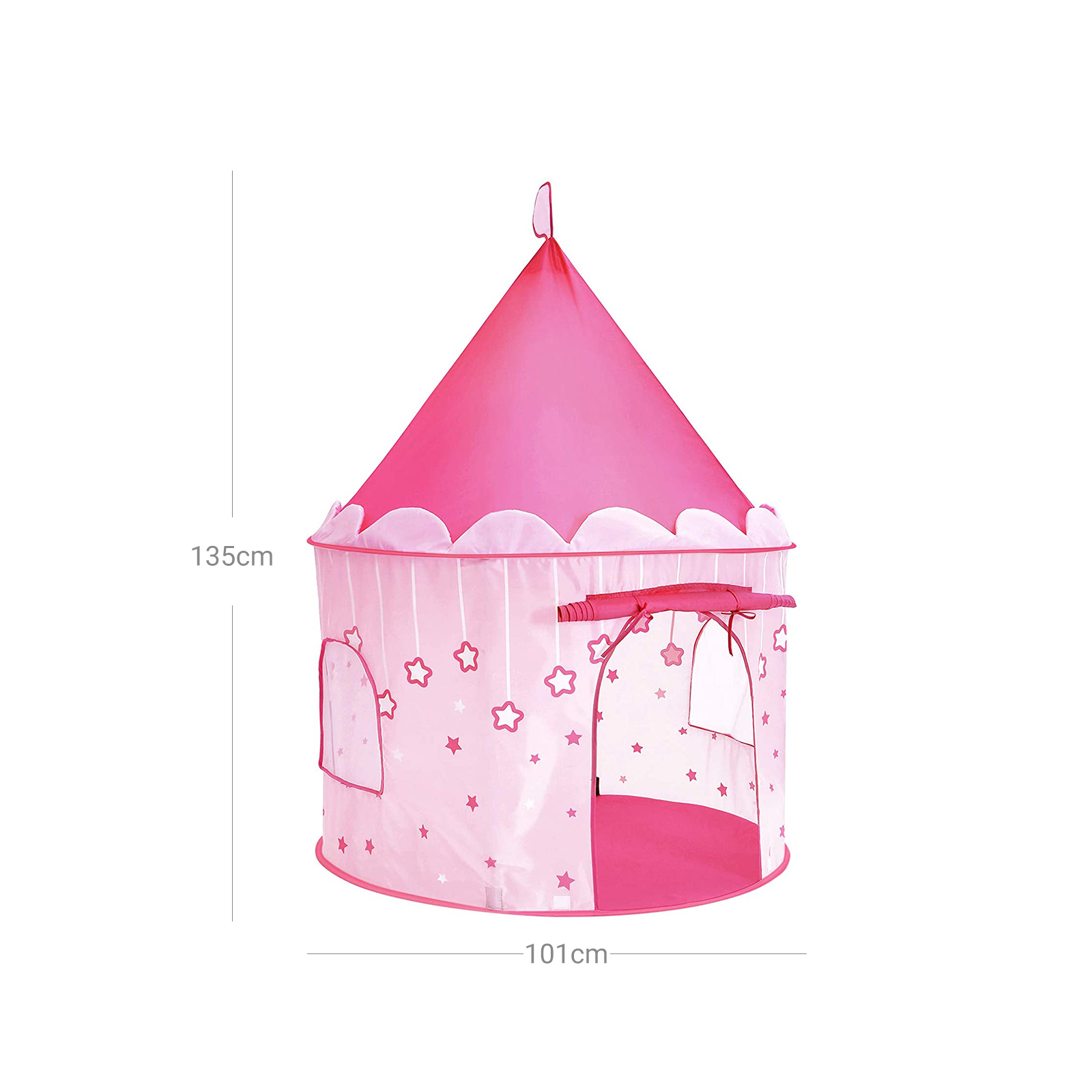 hoop opladen elkaar Speeltent voor kinderen - Speeltent meisjes - Prinsessentent - Met  opbergtas - Roze - Trend24