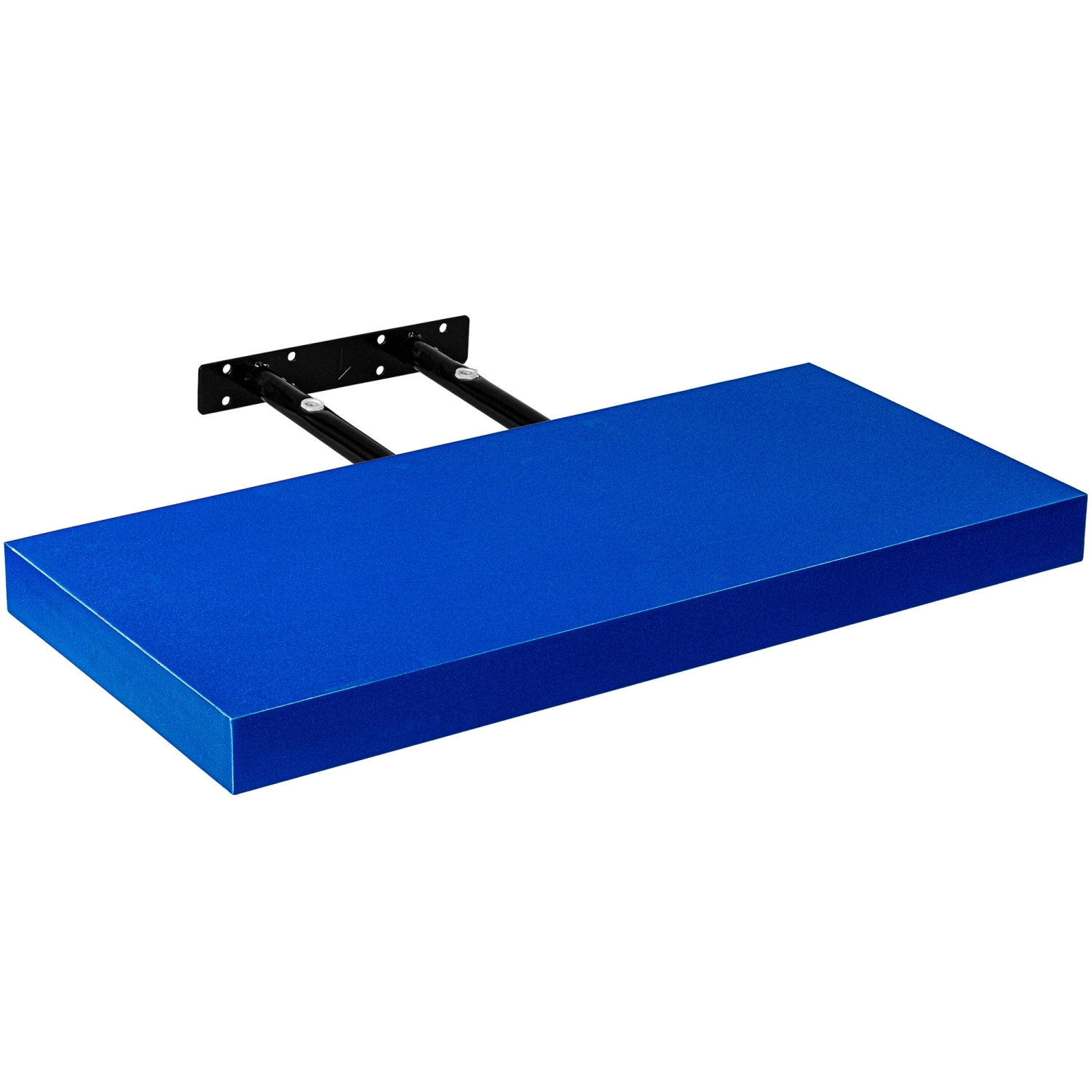 Wandplank Volante – MDF – Staal – Draagvermogen 10 kg – 50 cm – Blauw