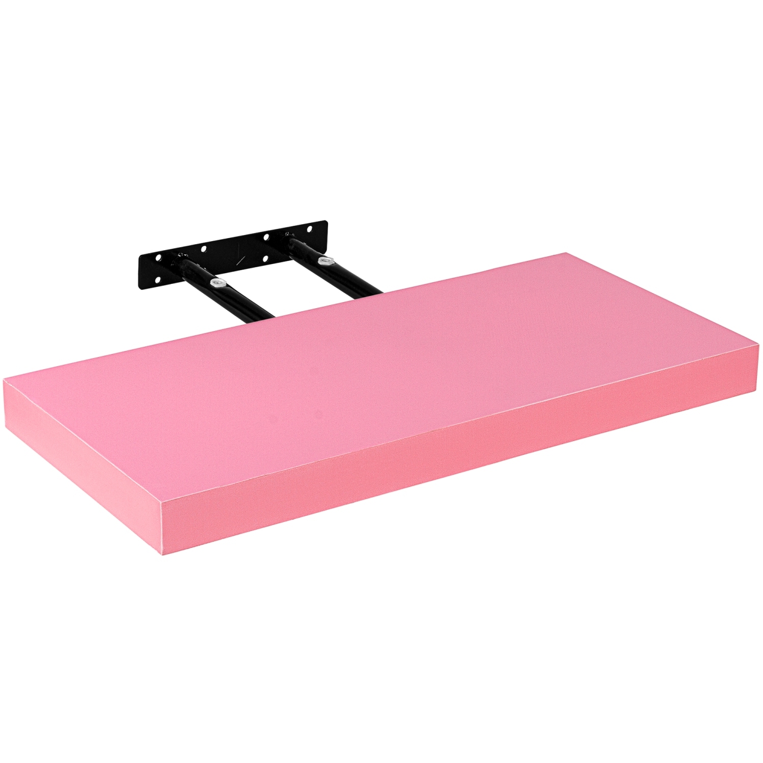 Wandplank Volante – MDF – Staal – Draagvermogen 10 kg – 90 cm – Roze
