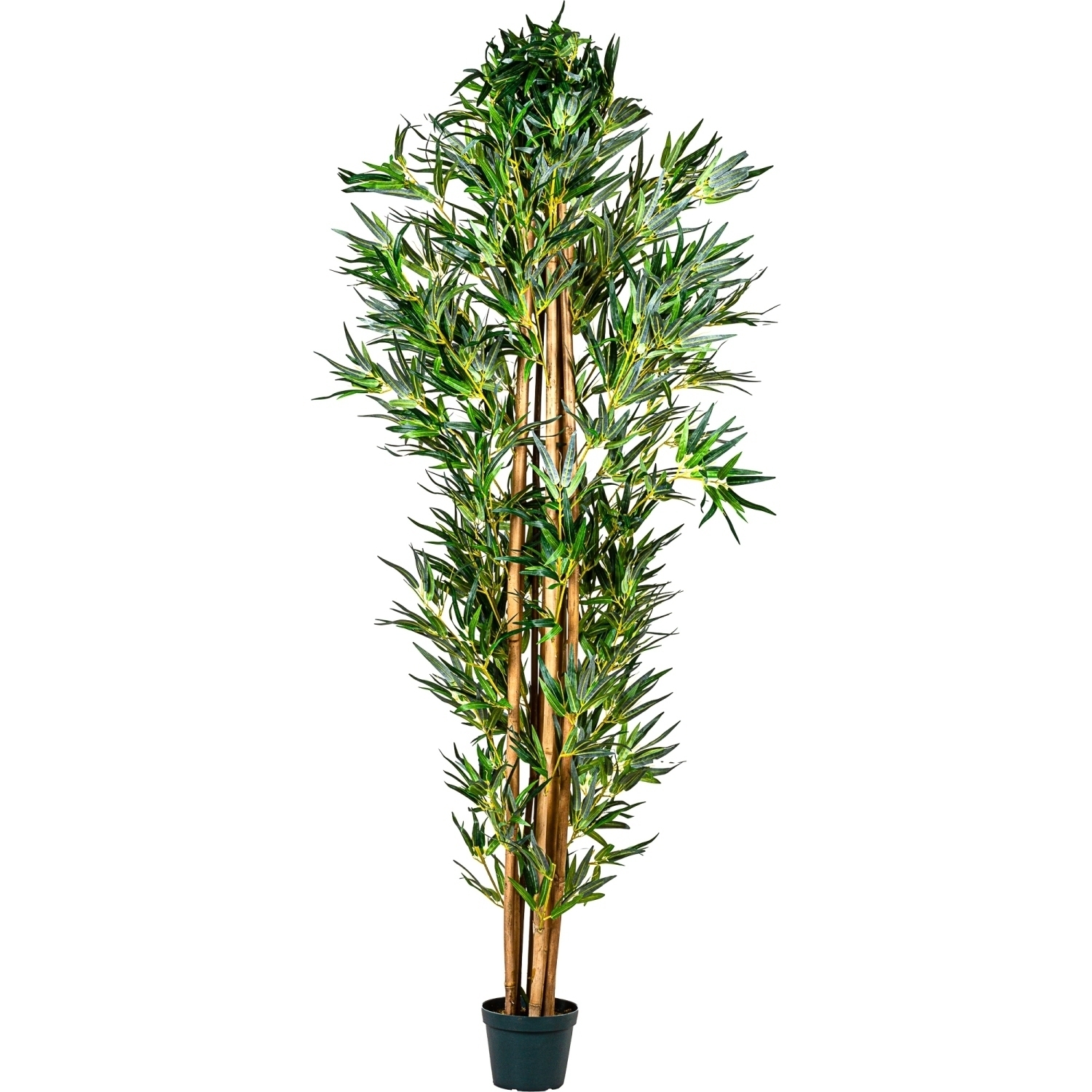 Kunstplant – Bamboe plant – Palmhout – Textielvezel – 160 cm