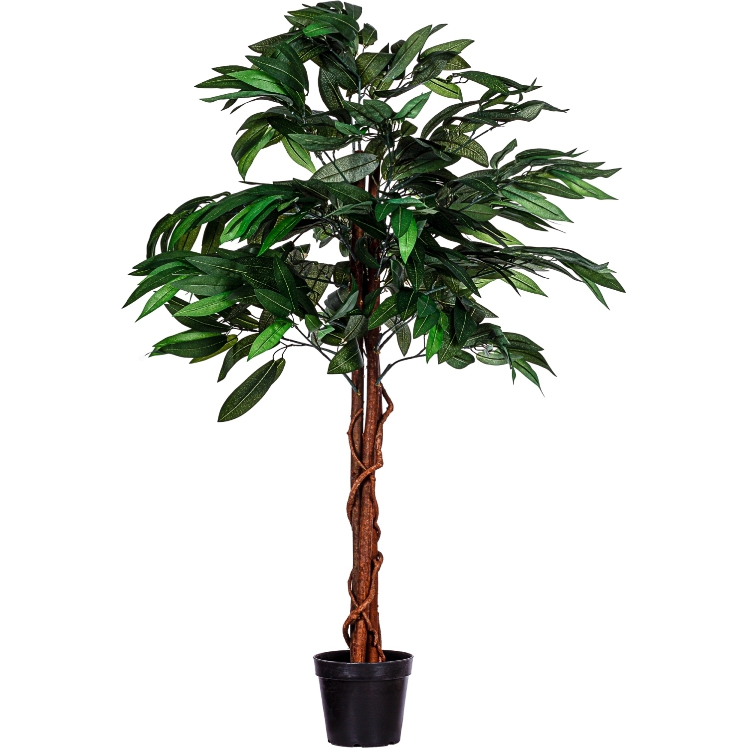 Kunstplant – Mangoboom – Palmhout – Textielvezel – 120 cm
